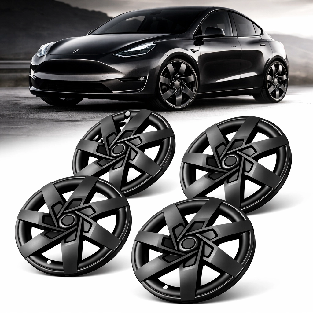 19-Inch Full-Edge Wheel Covers for Tesla Model Y (2021-2024) | Set of 4