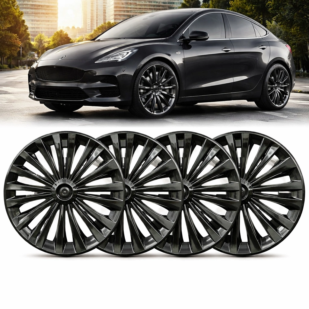 19" Wheel Covers for Tesla Model Y Wheels Rim Protectors (2020-2025.03)