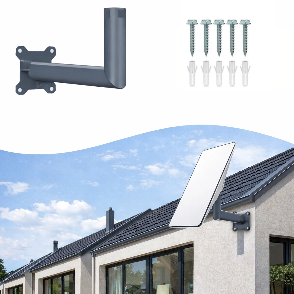 Starlink Gen 2 Long Wall Mount Bracket – Durable Outdoor Satellite Holder