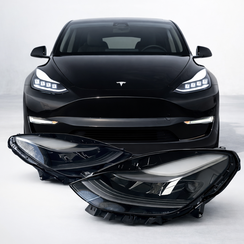 OEM-Style Matrix LED Headlight Assembly for Tesla Model 3/Y | 1514952-00-B 1514953-00-B