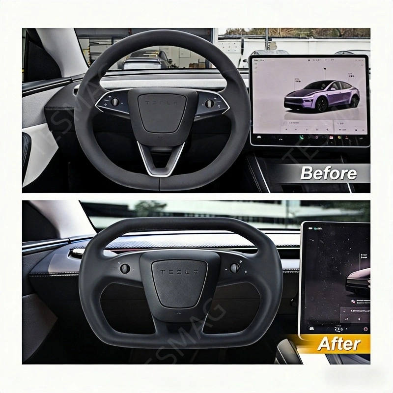 Model Y Juniper /Model 3 Highland Cybertruck Design Tesla Stearing Wheel 2.0