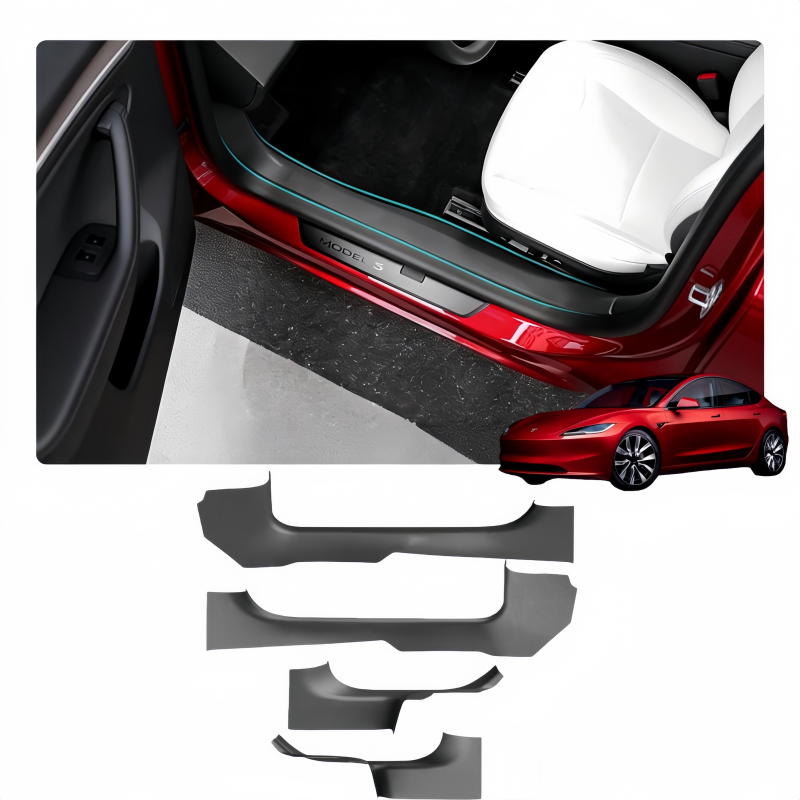 Anti-Kick Front / Rear Door Sill Protectors for Tesla Model 3 Highland 2024