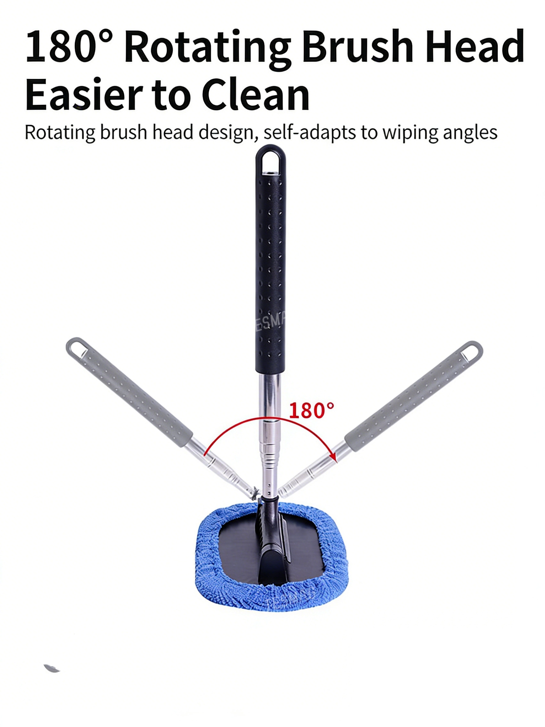 Tesla 3-in-1 Cleaning Kit - Car Windshield Squeegee Microfiber Dust Brush