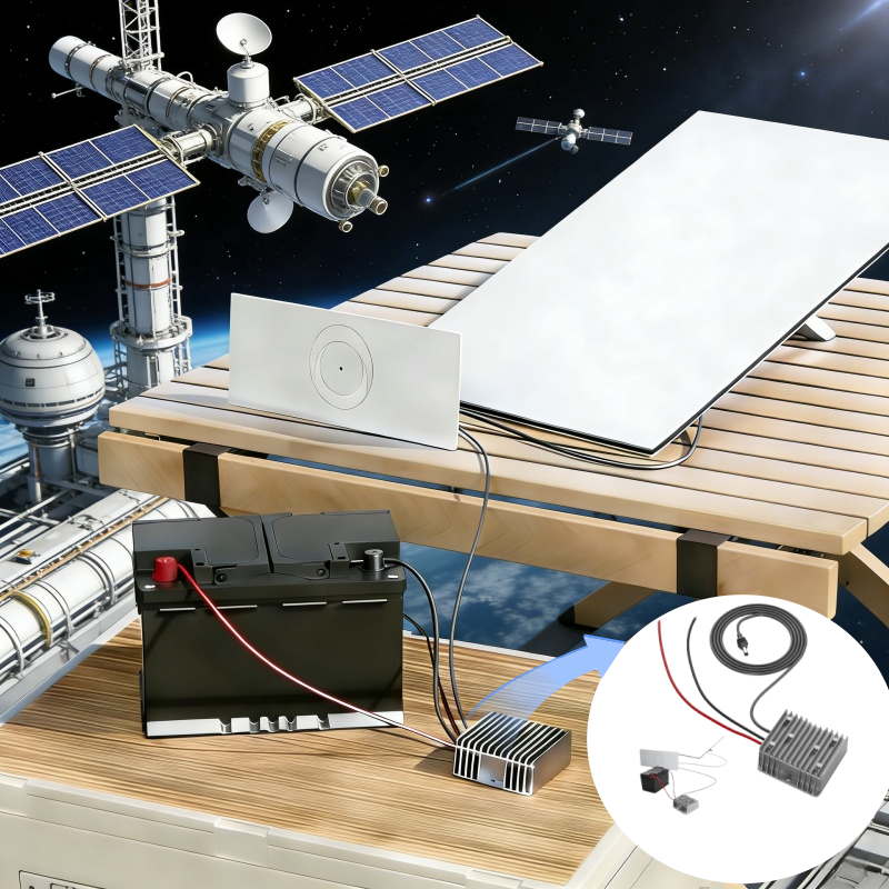 Portable DC Power Supply 12V 24V to 57V Adapter Designed for Starlink Gen 3