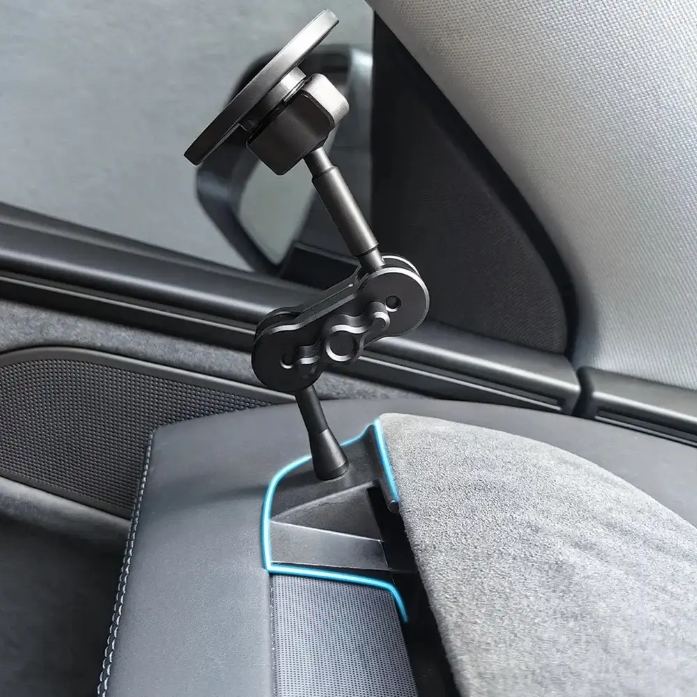 Model Y Juniper/3 Highland Adjustable Magnetic Left Dashboard Phone Holder