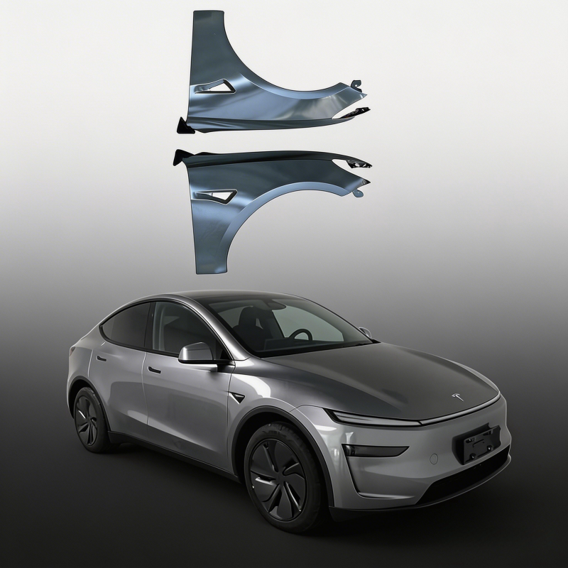 Front Wings Fender Panel Replacement for Tesla Model Y 2021-2024(1493451-EC-B 1493452-EC-B)