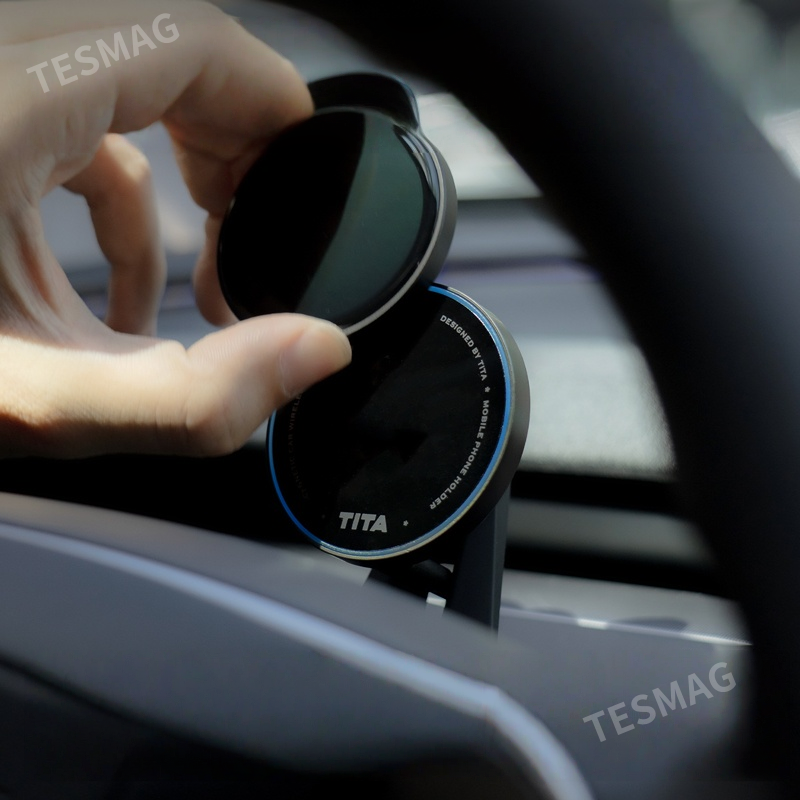 Wireless Magnetic Dashboard Display for Tesla Model 3 Highland 2024+/Model Y Juniper 2025+