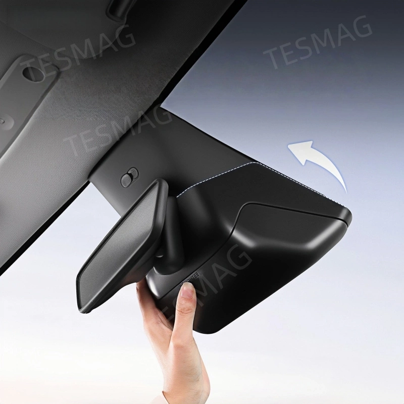 Stealth Sunglasses Holder with Integrated Storage for Tesla Model Y Juniper 2025+