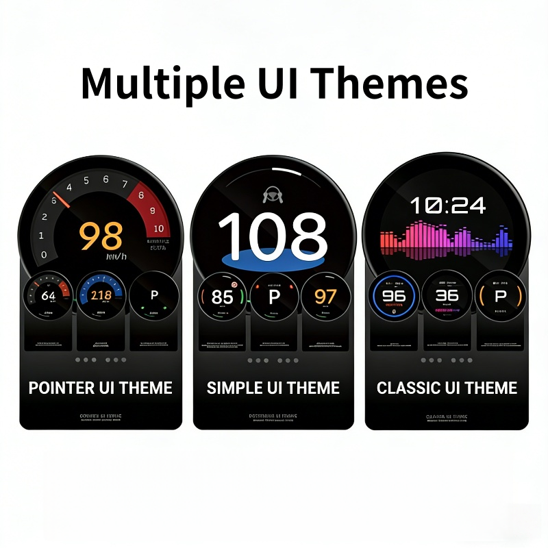 Wireless Magnetic Dashboard Display for Tesla Model 3 Highland 2024+/Model Y Juniper 2025+