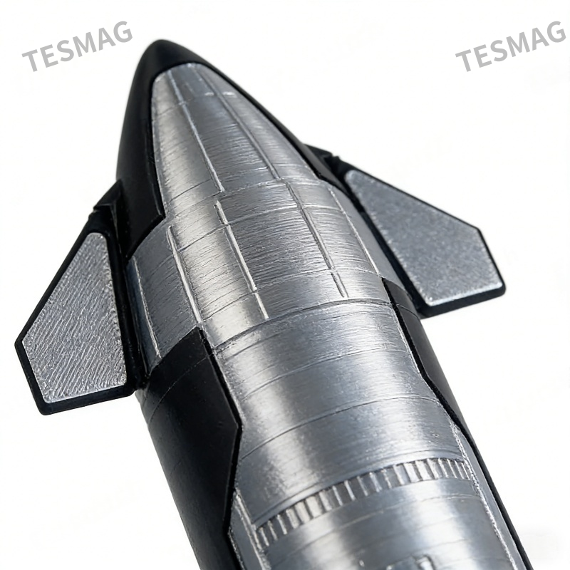 Handcrafted SpaceX Starship B7 Rocket Model Simulated Toy