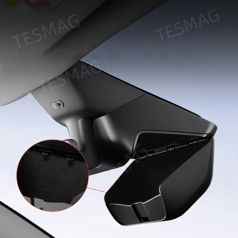 Stealth Sunglasses Holder with Integrated Storage for Tesla Model Y Juniper 2025+