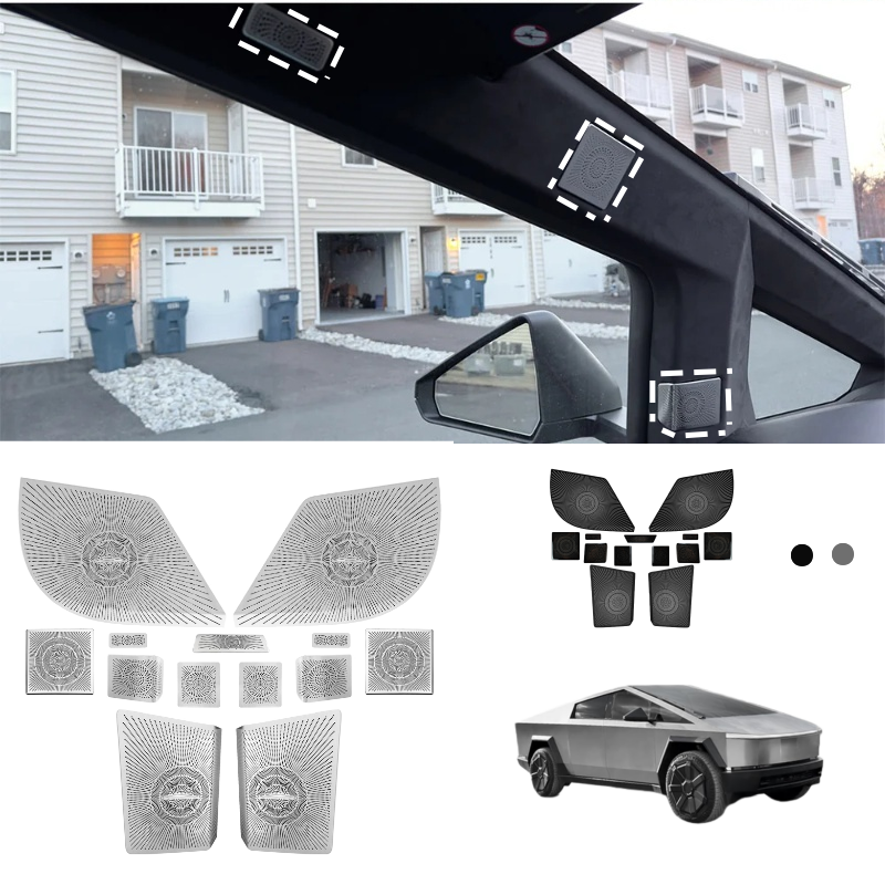 Interior Horn Audio Speaker Cover for Tesla Cybertruck 2024+