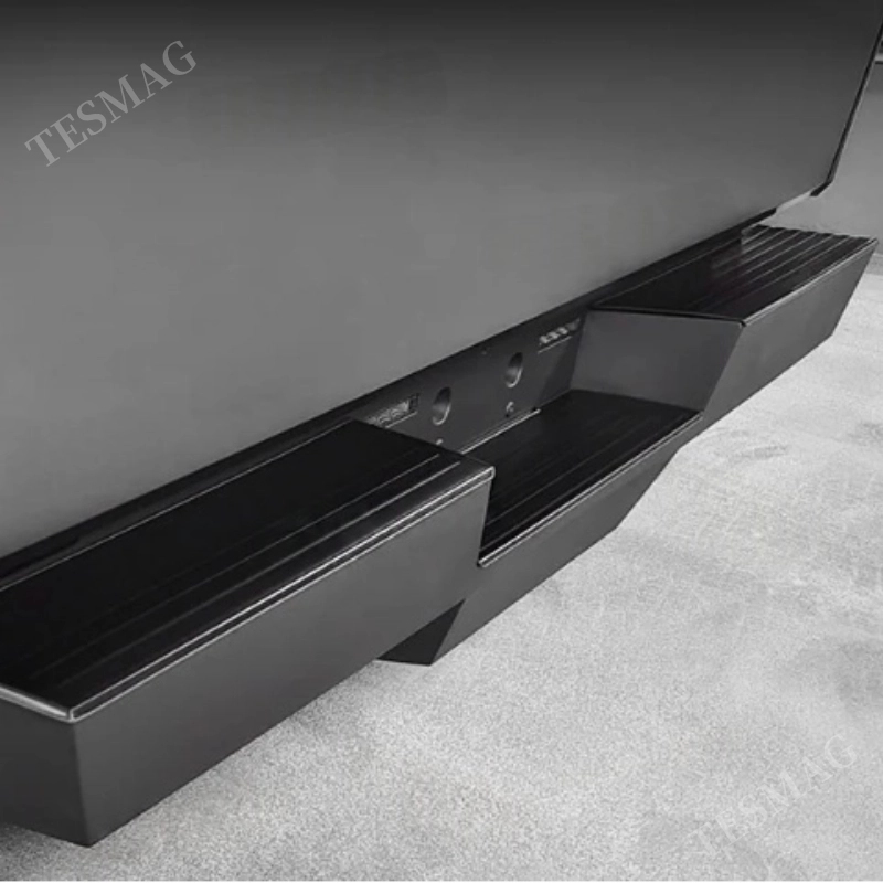 Rear Bumper Guard Tailgate Protector for Tesla Cybertruck 2024+ Matte Black Top Cover