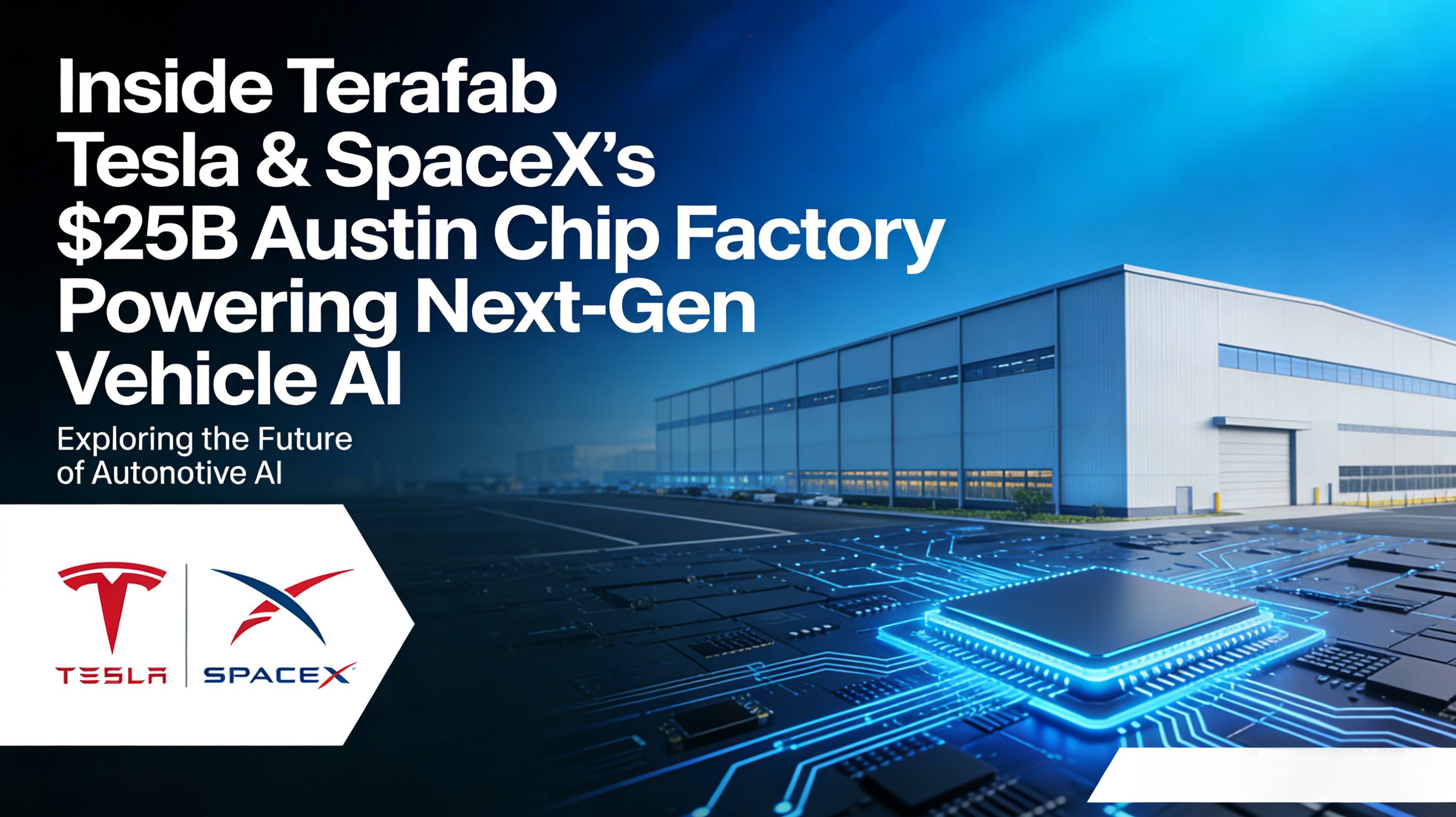 SpaceX logo representing TERAFAB joint venture partners