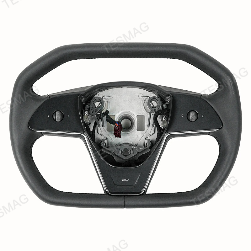  Tesla Model 3/Y Steering Wheel is Inspired by Cybertruck Style