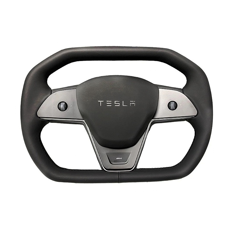  Tesla Model 3/Y Steering Wheel is Inspired by Cybertruck Style