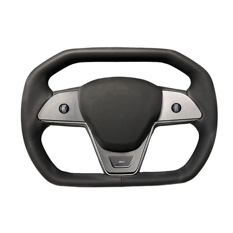  Tesla Model 3/Y Steering Wheel is Inspired by Cybertruck Style