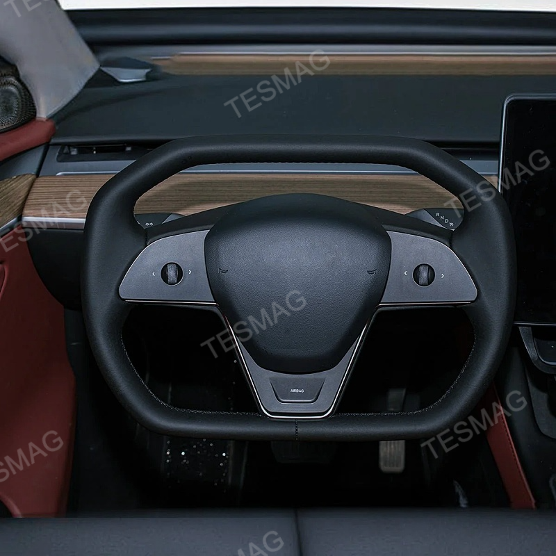  Tesla Model 3/Y Steering Wheel is Inspired by Cybertruck Style
