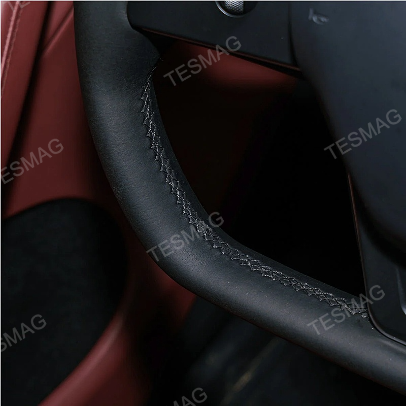  Tesla Model 3/Y Steering Wheel is Inspired by Cybertruck Style