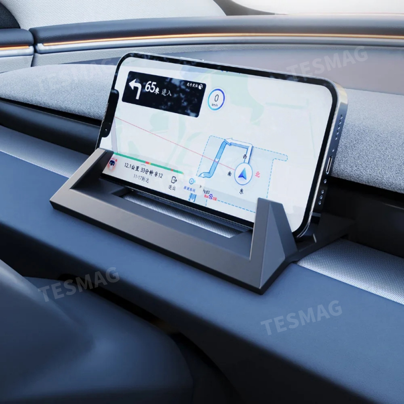 Custom Fit Tesla Phone Holder Dashboard Mount for Model 3 Highland2024+and Model Y Juniper 2025+