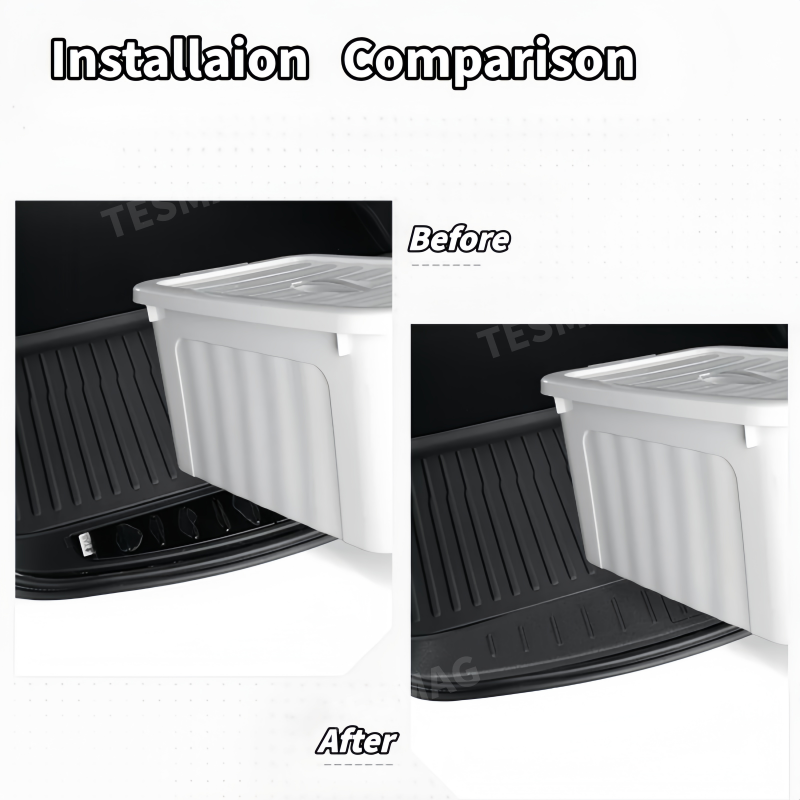 TPE Rear Trunk Door Sill Protector for Tesla Model X / S