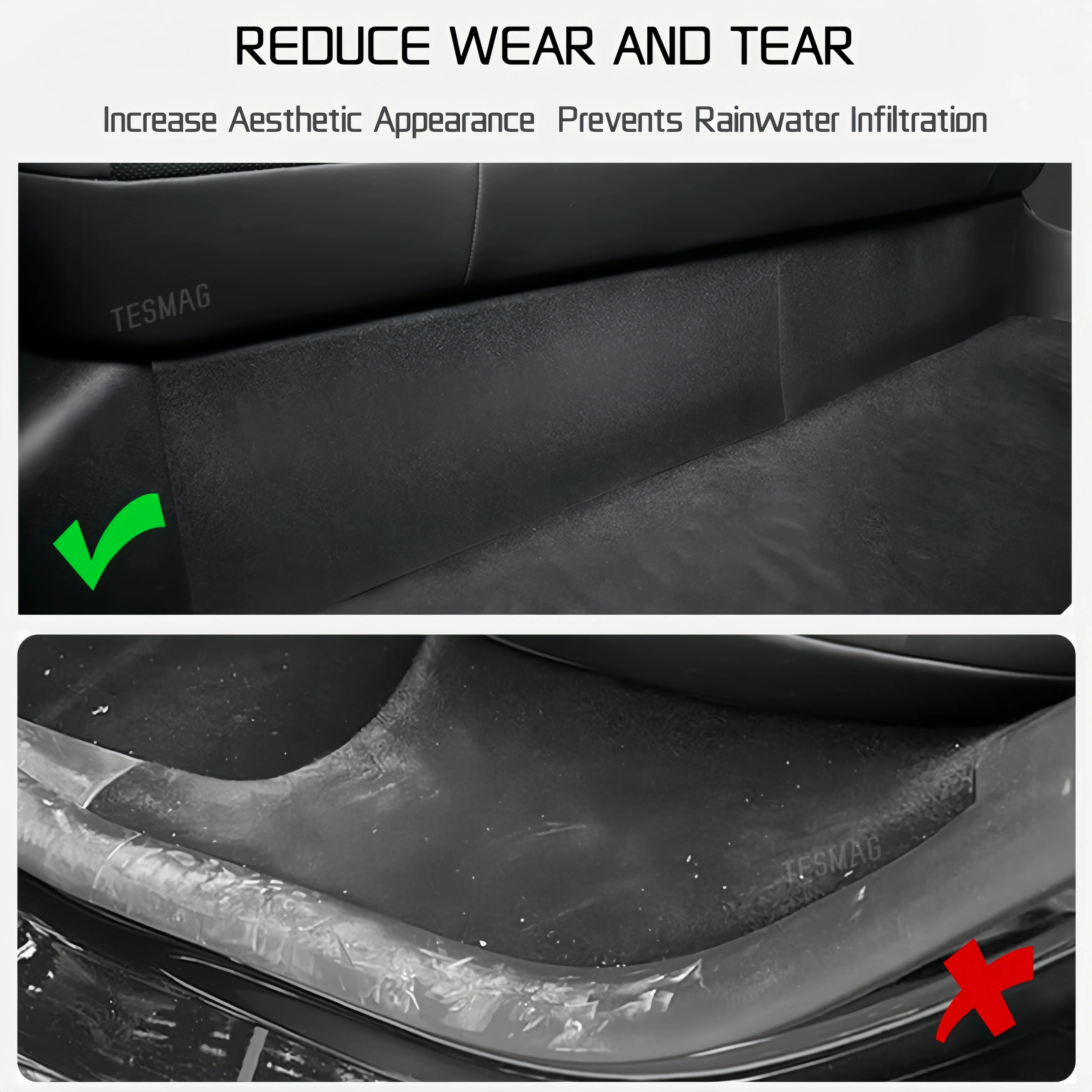 6PCS Door Sill Protective Cover for Tesla Model Y Juniper 2025+