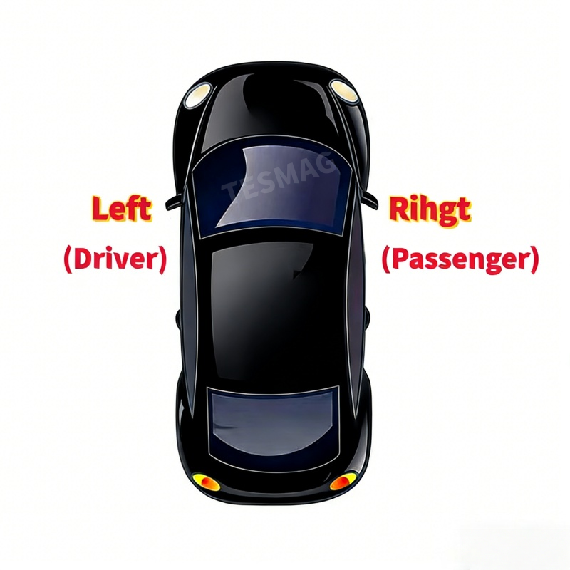 Tesla Model Y Side Mirror Replacement Lower Inner Shell Direct Fit Repair Part（8202108 8202208）