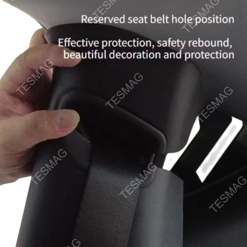 2025 Tesla Model Y Juniper Rear C-Pillar Protectors Premium TPE Interior Door Frame Guards