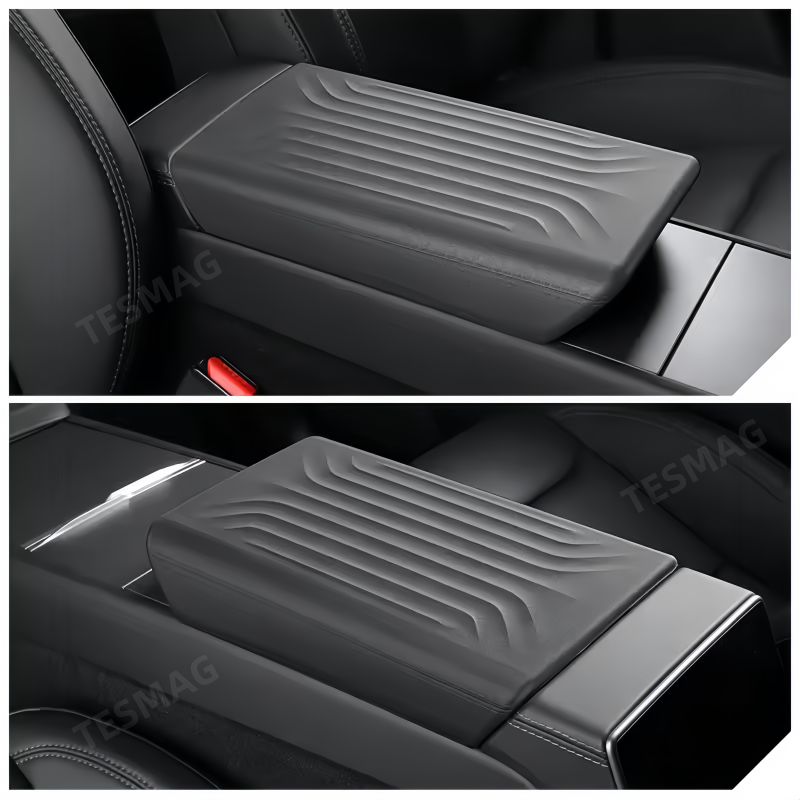 TPE Center Console Armrest Cover Designed for Tesla Model Y Juniper 2025 +