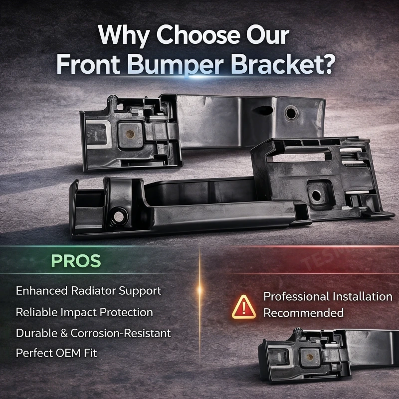  Front Bumper Bracket and Water Tank Frame Radiator Support for Tesla Model 3 Highland 2024+ (1711755-00-D 1711756-00-D)