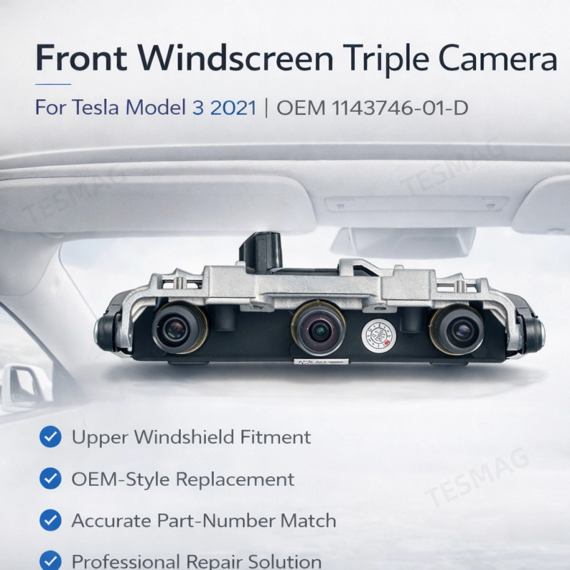 Front Windscreen Triple Camera for Tesla Model 3 2021 (1143746-01-D)