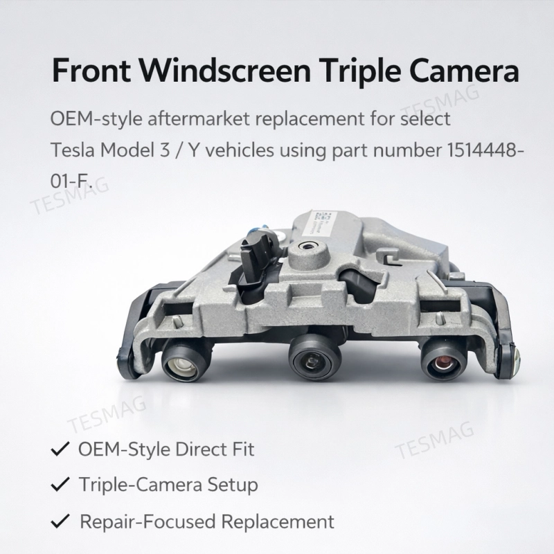 Front Windscreen Triple Camera for Tesla Model 3 / Y (1514448-01-F)