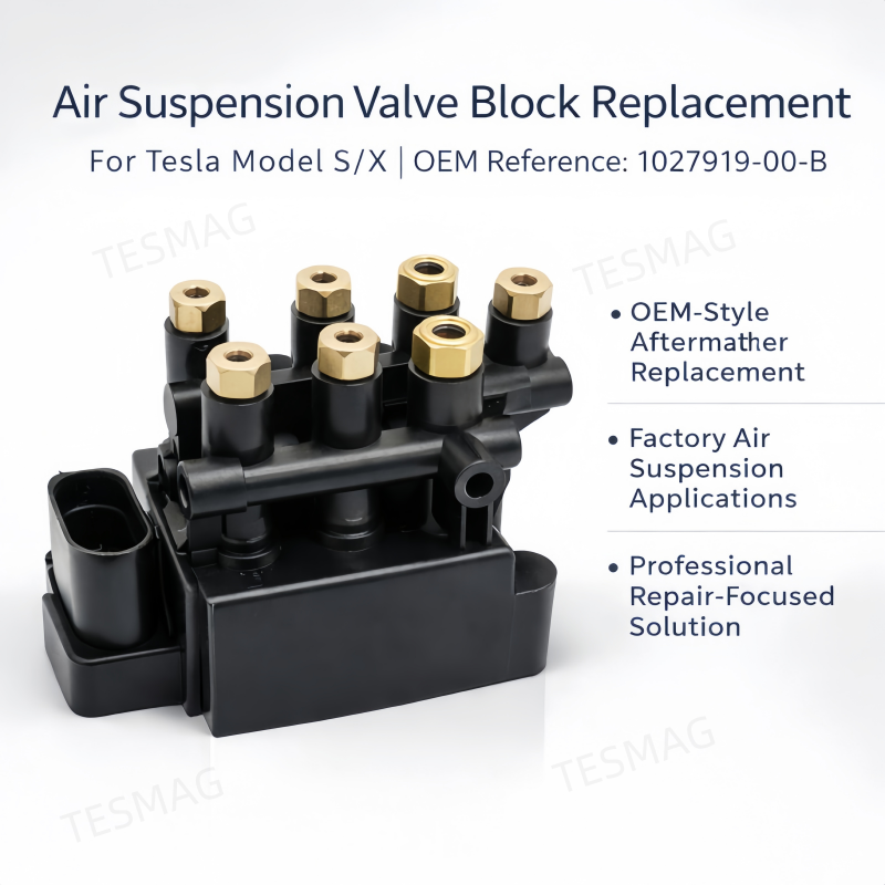 Air Suspension Valve Block Replacement for Tesla Model S/X 1027919-00-B