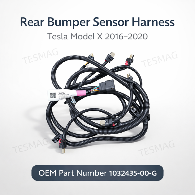 Rear Bumper Parking Sensor Wiring Harness for Tesla Model X 2016–2020 1032435-00-G