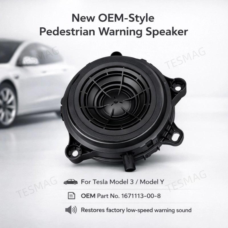 New OEM-Style Replacement Pedestrian Warning Speaker for Tesla Model 3/Y (1671113-00-B)