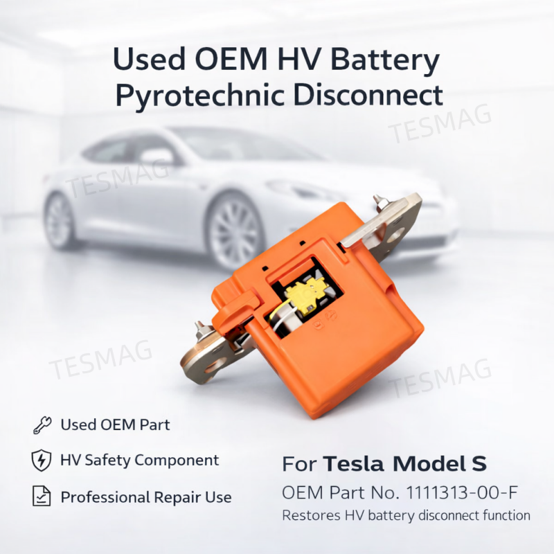 Used OEM HV Battery Pyrotechnic Disconnect for Tesla Model S | 1111313-00-F