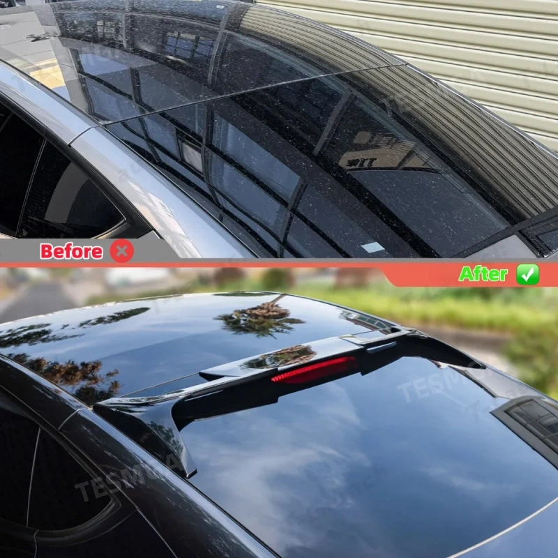 Rear Window Roof Spoiler ABS Wing Designed for Tesla Model Y Juniper 2025+