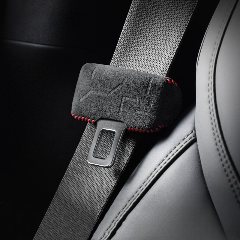 Alcantara Seat Belt Buckle Cover for Tesla Model 3 Highland