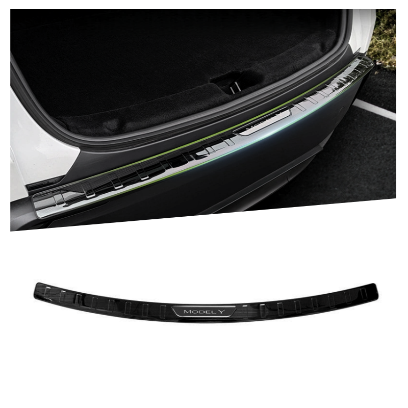 Premium Stainless Steel Tesla Rear Bumper Protector for Model Y Juniper 2025+
