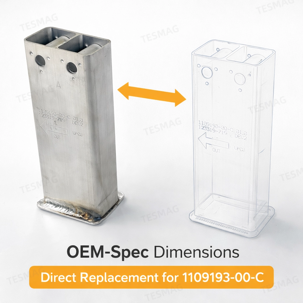 Front Bumper Reinforcement Support Beam for Tesla Model 3 & Model Y OEM 1109193-00-C Replacement