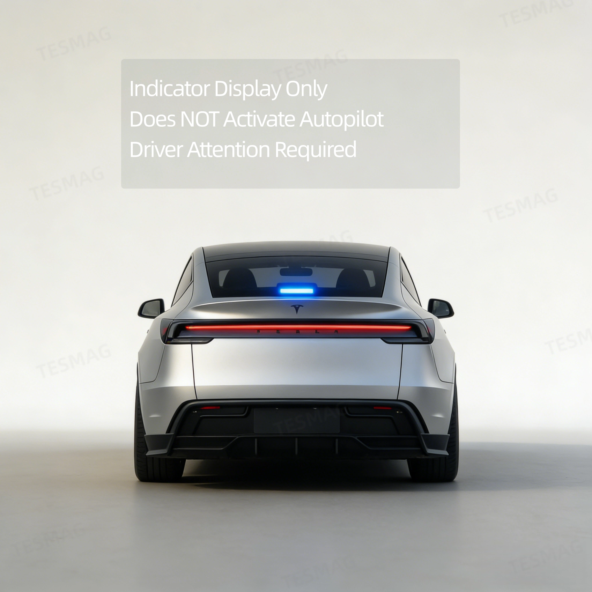 Tesla Model Y Juniper Rear Autopilot AP Blue LED Status Light – External Smart Driving Indicator