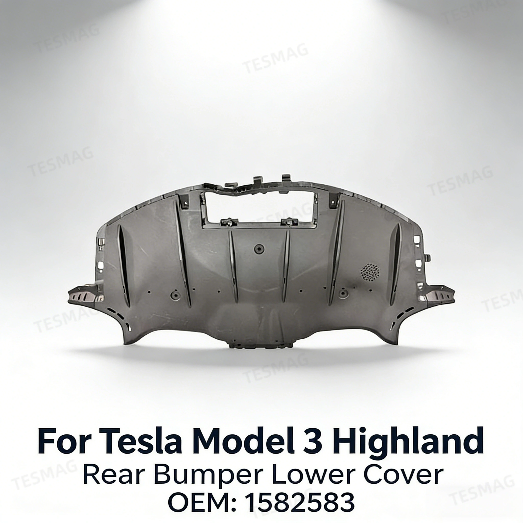 Rear Lower Bumper Diffuser Undertray For Tesla Model 3 Highland 2024+ Model Y Juniper 2025+(1582583/1932603)