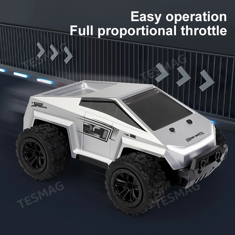 1:20 Scale Electric Tesla Cybertruck Pickup Truck RC Off-Road Car with Realistic Design