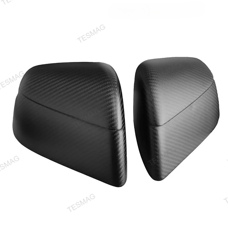 Carbon Fiber Side Mirror Covers for Tesla Model Y Juniper - Protective Cover