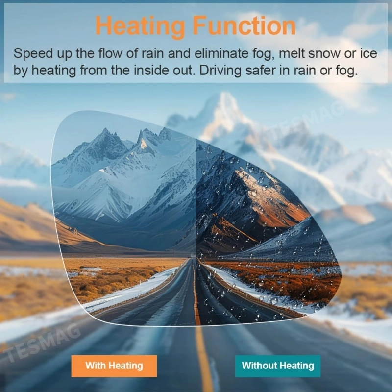 Exterior Side Mirror Assembly Replacement OEM Fit for Tesla Model Y 2020-2024(1495587  1495588)