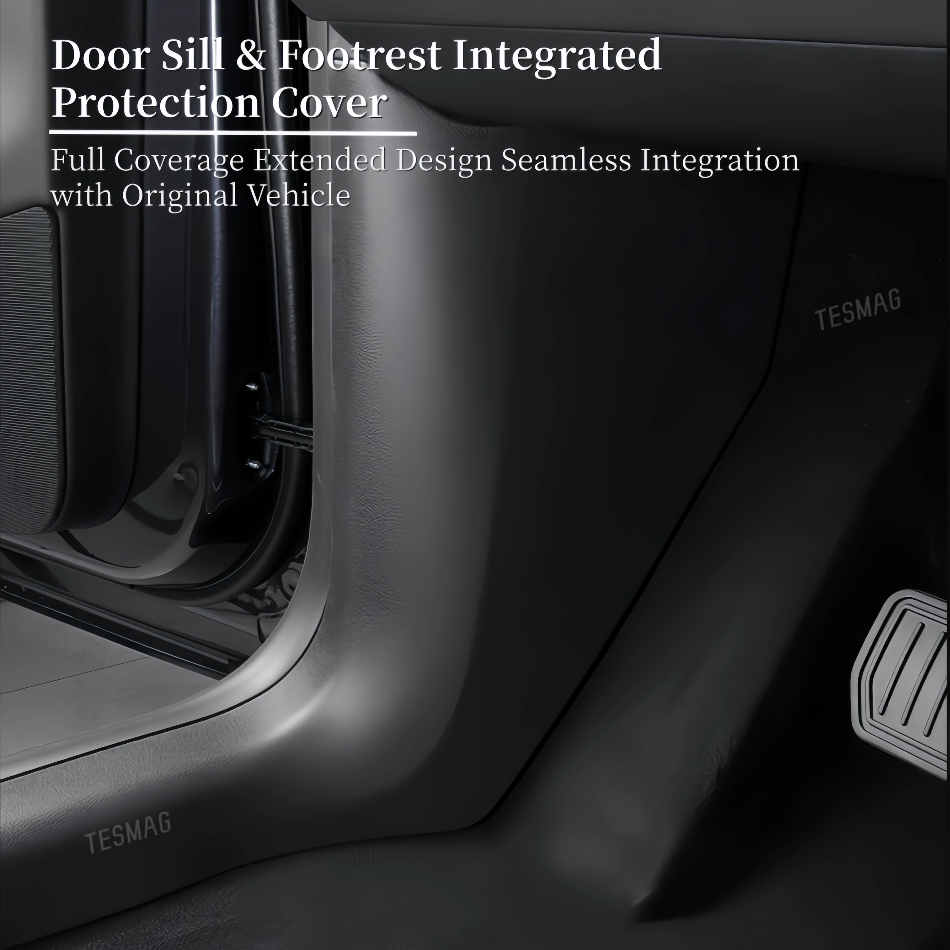 6PCS Door Sill Protective Cover for Tesla Model Y Juniper 2025+