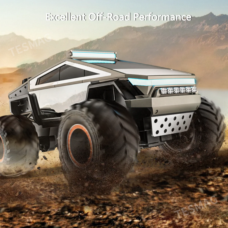 1:14 Scale Alloy Remote Control Cybertruck 4WD Off Road Truck for Kids Adults