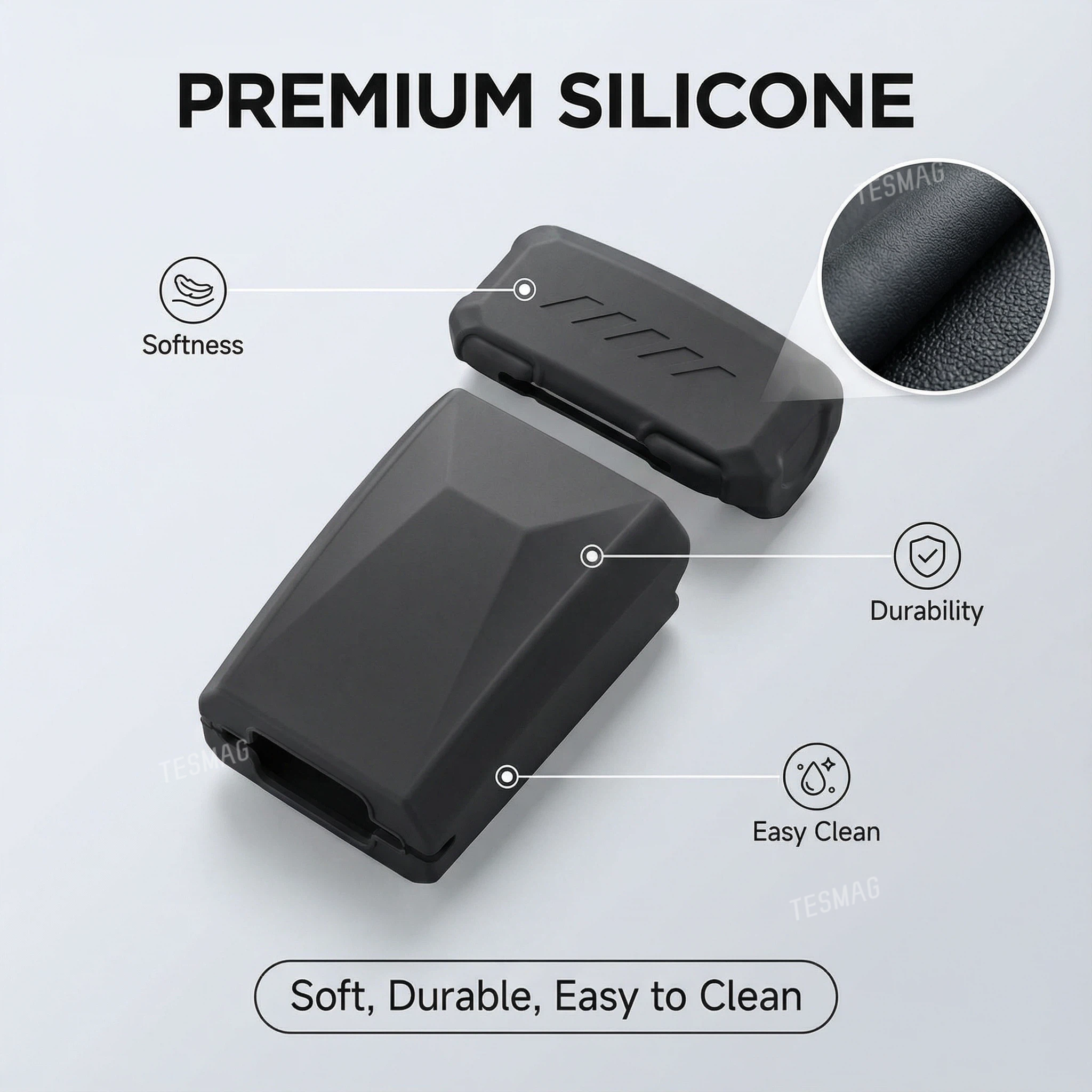 Car SeatBelt Buckle Button Protector Cover for Tesla Model Y Juniper /Model 3 Highland