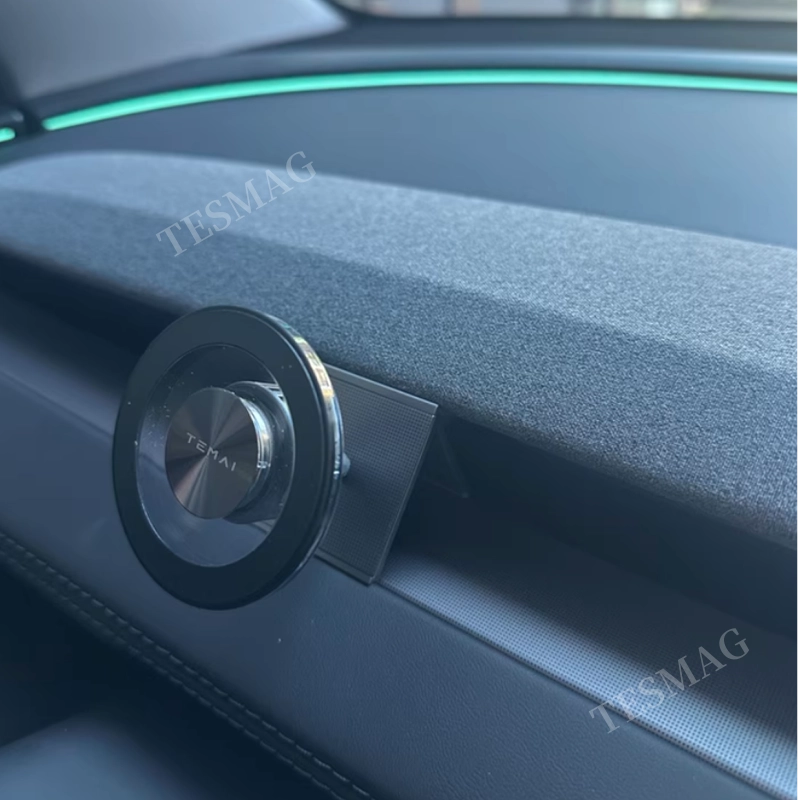 Phone Holder with Adjustable Magnetic Mount for Tesla Model Y Juniper/3 Highland