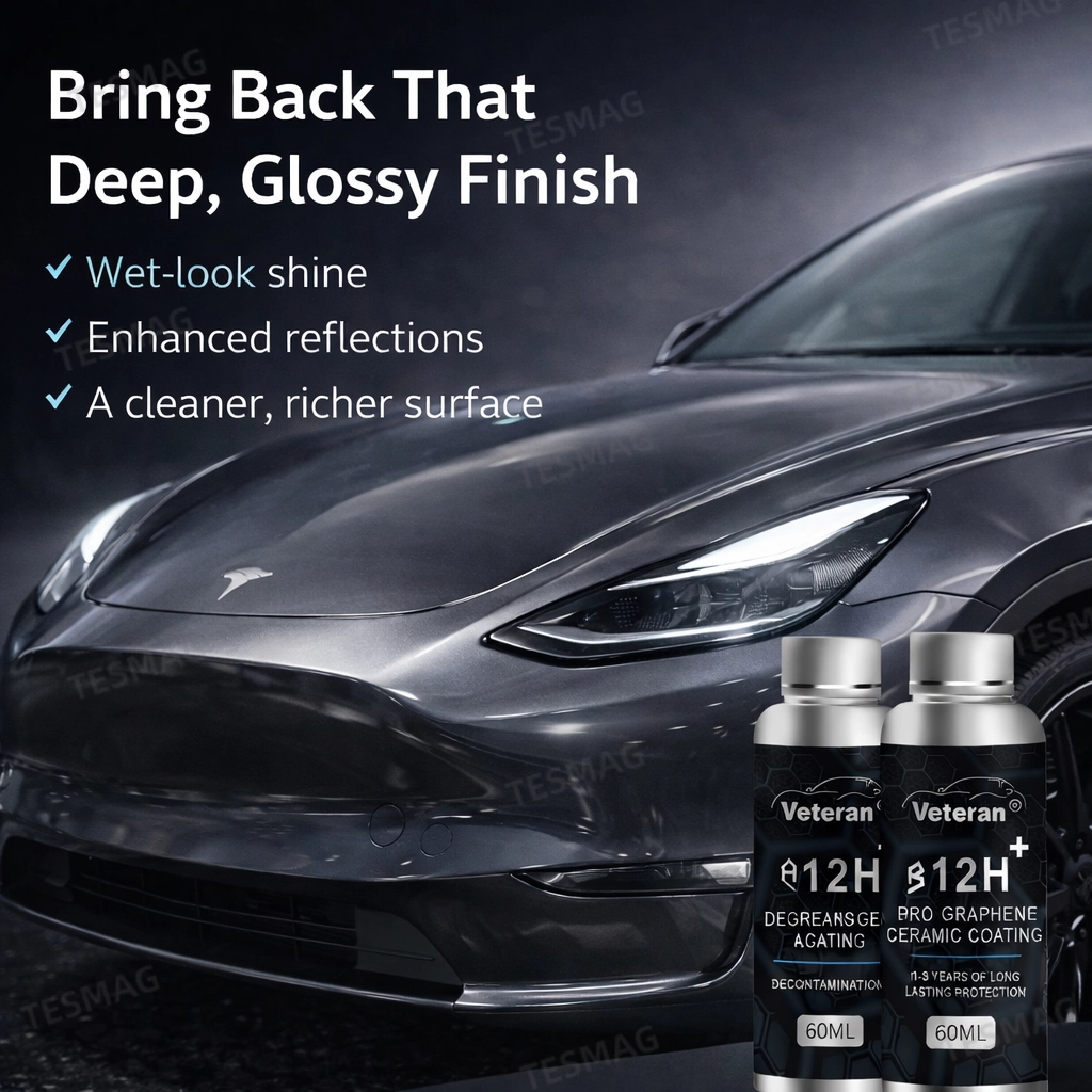 12H Graphene Nano Ceramic Coating Kit for Cars | Hydrophobic Paint Protection